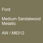 Preview: Ford, Medium Sandalwood Metallic, AW / M6312.